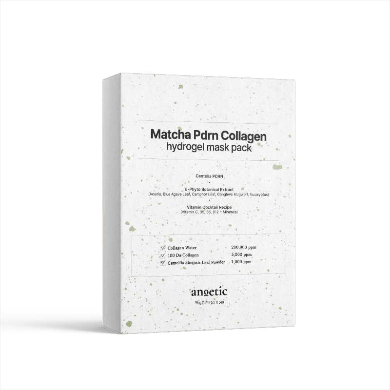 ANOETIC Matcha PDRN Collagen Hydrogel Mask Pack