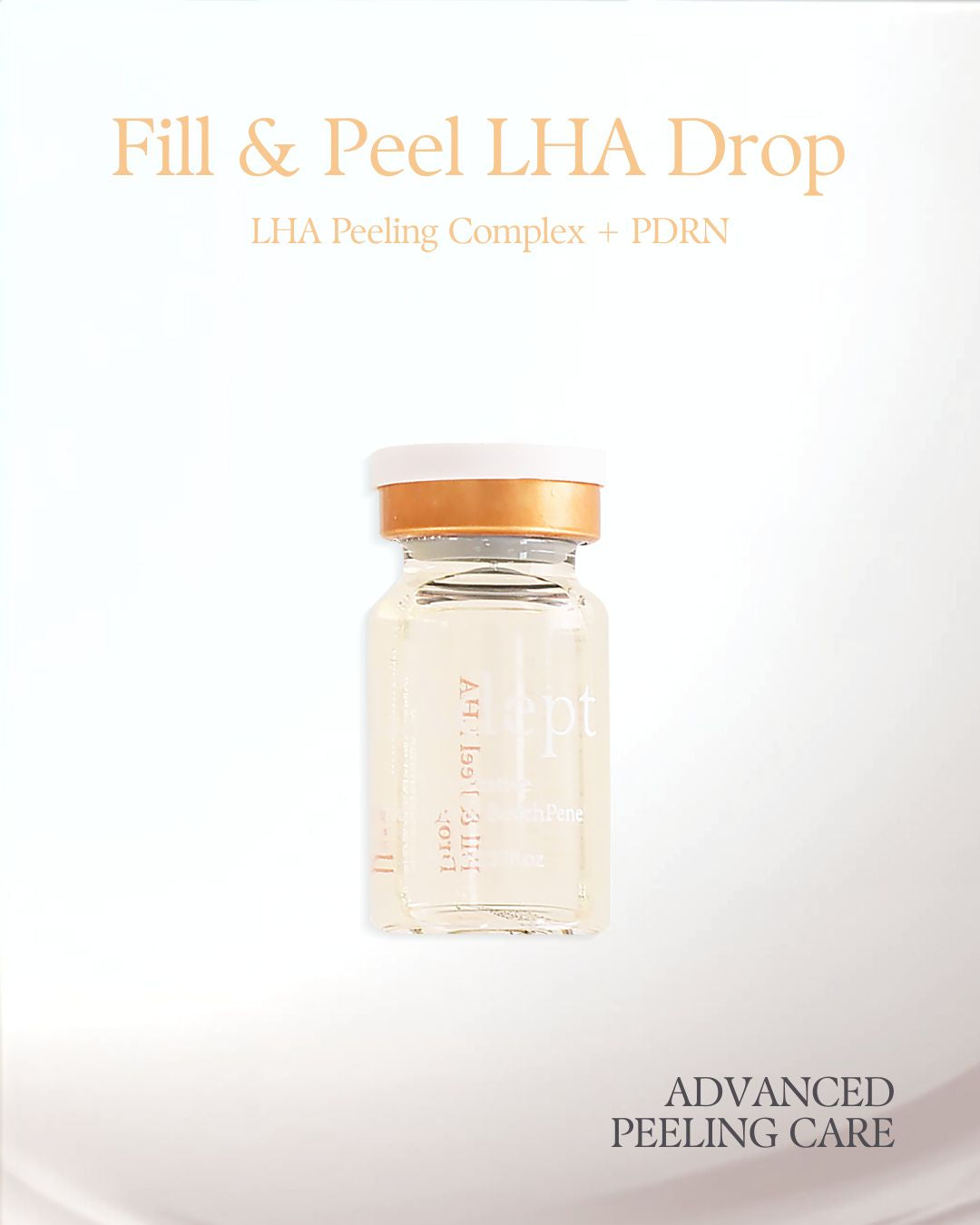 L’Adept LHA Fill Drop 7ml × 4 Vials | Korean Pore Refining & Gentle Peeling Serum