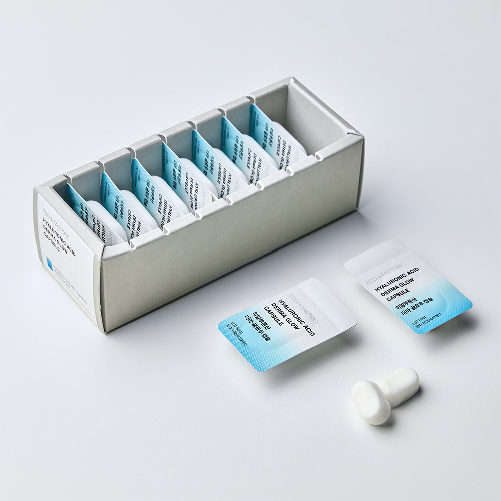 ECO FACTORY Hyaluronic Acid Derma Glow Capsule | 40mg x 7 capsules