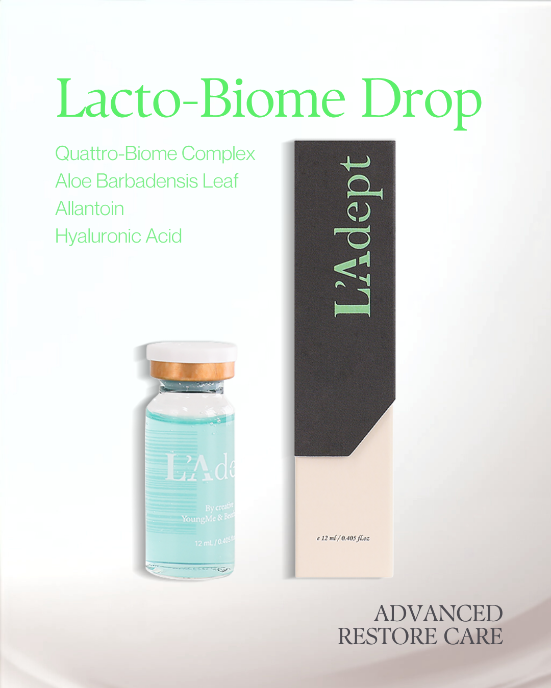 L’Adept Lacto-Biome Drop 12ml | Korean Probiotic Skin Barrier Serum