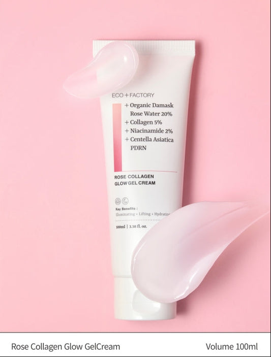 Eco Factory Collagen Rose Gel Cream 100ml