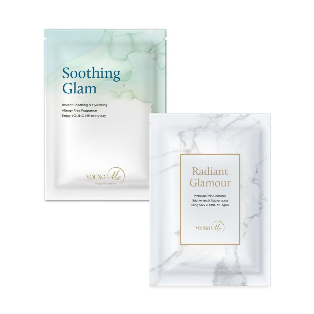 YoungMe K-Beauty Premium Sheet Mask Gift Set | 25g x 12 Masks