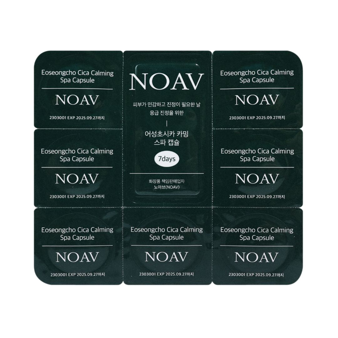 NOAV Eoseongcho Cica Calming Spa Capsule | 7-Day Soothing Care Set